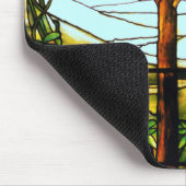 Schilderachtig fruitbomen en heuvels muismat (Hoek)