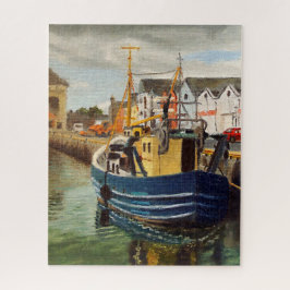 Schilderachtig Galway City Ierland Vist Boat Legpuzzel
