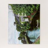 Schilderachtig Galway City Ireland Canal Uitzicht  Legpuzzel (Verticaal)