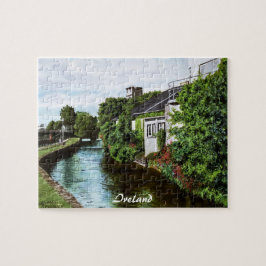 Schilderachtig Galway City Ireland Canal Uitzicht Legpuzzel