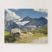 Schilderachtig gebergte in de Alpen Jigzaag Puzzle Legpuzzel (Horizontaal)