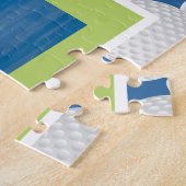 Schilderachtig Golfcursus en bal Puzzle Legpuzzel (Zijkant)