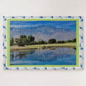 Schilderachtig Golfcursus en bal Puzzle Legpuzzel (Horizontaal)