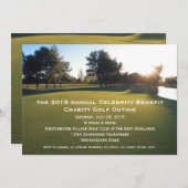 Schilderachtig golfuitje uitnodigingen (Voorkant / Achterkant)