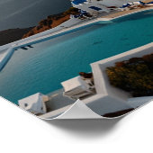 Schilderachtig Griekenland Reizen Poster (Hoek)