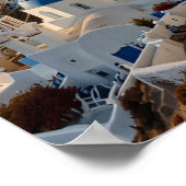 Schilderachtig Griekenland Reizen Poster (Hoek)