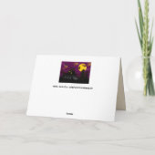 Schilderachtig Halloween wenskaart Kaart (Achterkant)