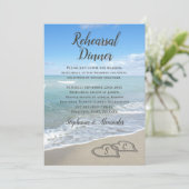 Schilderachtig Harten in het Sand Beach repetitie  Kaart (Staand voorkant)