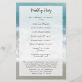 Schilderachtig harten in het zand Beach Wedding Pr (Achterkant)