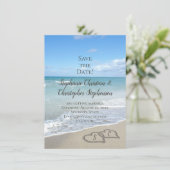 Schilderachtig hartlijnen in de zandBeach sparen d Kaart (Staand voorkant)