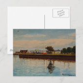 Schilderachtig haven in Galway City, Ierland Briefkaart (Voorkant / Achterkant)