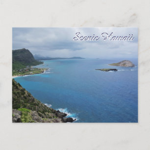 Schilderachtig Hawaii Makapuu Oahu Island Mountain Briefkaart