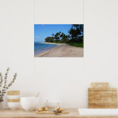 Schilderachtig Hawaiian Coast Uitzicht Poster (Keuken)