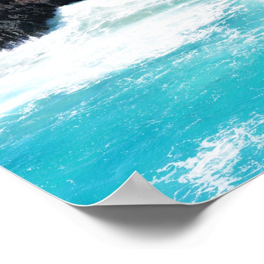 Schilderachtig Hawaiian Coast Uitzicht Poster (Hoek)