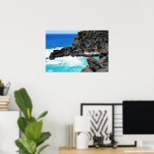 Schilderachtig Hawaiian Coast Uitzicht Poster (Thuiskantoor)