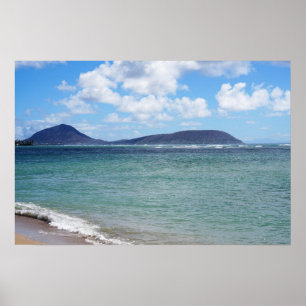 Schilderachtig Hawaiian Coast Uitzicht Poster