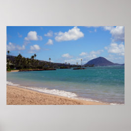 Schilderachtig Hawaiian Coast Uitzicht Poster