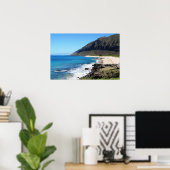 Schilderachtig Hawaiian Coast Uitzicht Poster (Thuiskantoor)