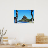 Schilderachtig Hawaiian Coast Uitzicht Poster (Keuken)
