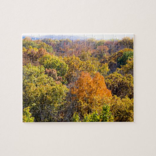 Schilderachtig Herfst landschap Legpuzzel (Horizontaal)