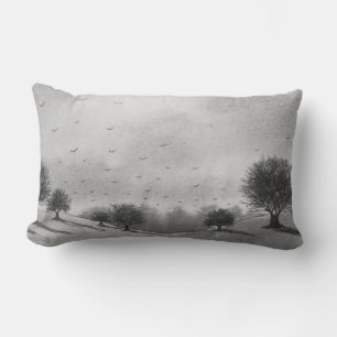 schilderachtig herfstheuvels en boslandschap kussen