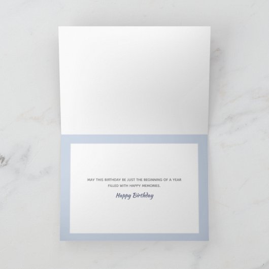 Schilderachtig heuvellandschap voor mannen kaart (Binnen)