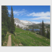 Schilderachtig Hiking Snowy Range Mountain Summit  Cadeaupapier (Vlak)