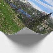 Schilderachtig Hiking Snowy Range Mountain Summit  Cadeaupapier (Hoek)
