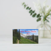 Schilderachtig Hiking Snowy Range Mountain Summit  Visitekaartje (Staand voorkant)