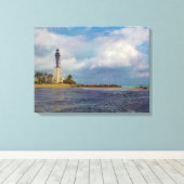 Schilderachtig Hillsboro inlaatlicht Canvas Afdruk (Insitu (Houten vloer))