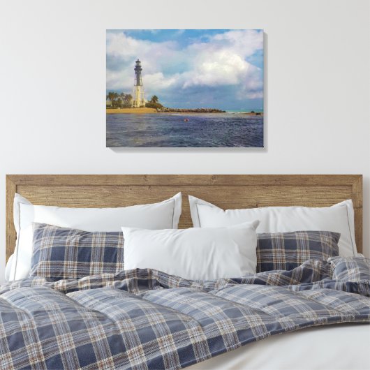 Schilderachtig Hillsboro inlaatlicht Canvas Afdruk (Insitu (Slaapkamer))