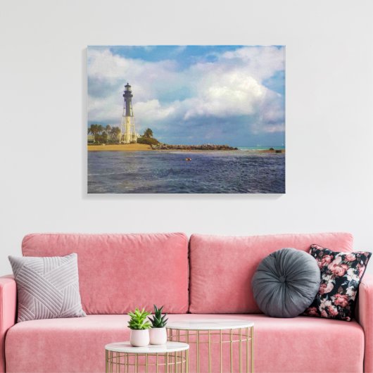 Schilderachtig Hillsboro inlaatlicht Canvas Afdruk (Insitu (Woonkamer))