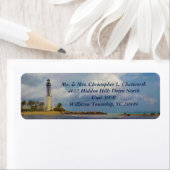 Schilderachtig Hillsboro Inlet Light gepersonalise Etiket (Insitu)