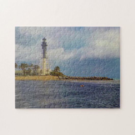 Schilderachtig Hillsboro Inlet Light Legpuzzel (Horizontaal)