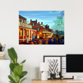 Schilderachtig Historisch District St. Charles II Poster (Thuiskantoor)