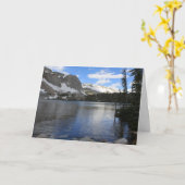 Schilderachtig hooggebergte in alle oevers kaart (Gele Bloem)