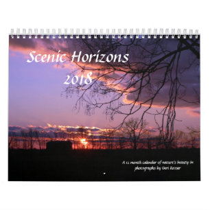 Schilderachtig horizons 2018 Agenda Kalender