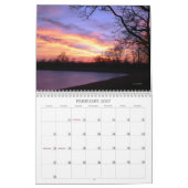 Schilderachtig horizont, 2016 kalender (Feb 2027)