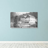 Schilderachtig Hot Sprints Bldg Canvas Afdruk (Insitu (Houten vloer))