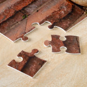 Schilderachtig hotel Tadoussac in Quebec, Canada Legpuzzel (Zijkant)