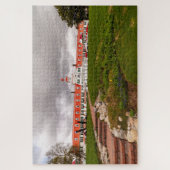 Schilderachtig hotel Tadoussac in Quebec, Canada Legpuzzel (Verticaal)