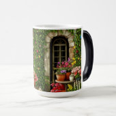 Schilderachtig huis exterieur ontwerp magische mok (Voorkant rechts)