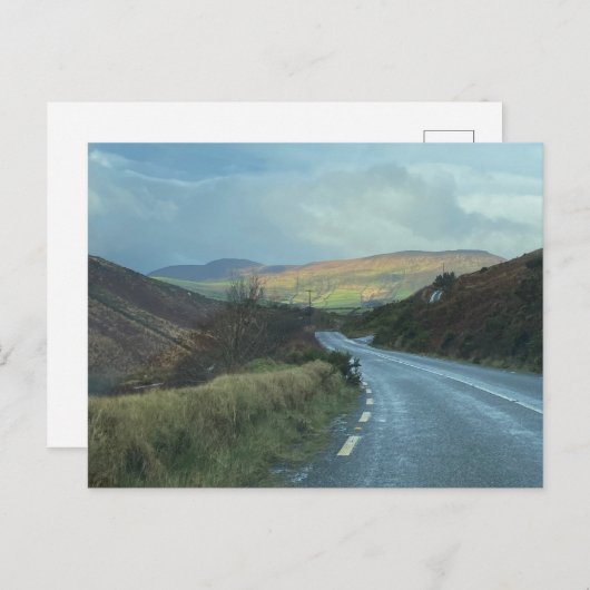 Schilderachtig Iers landschap Feestdagenkaart (Voorkant / Achterkant)
