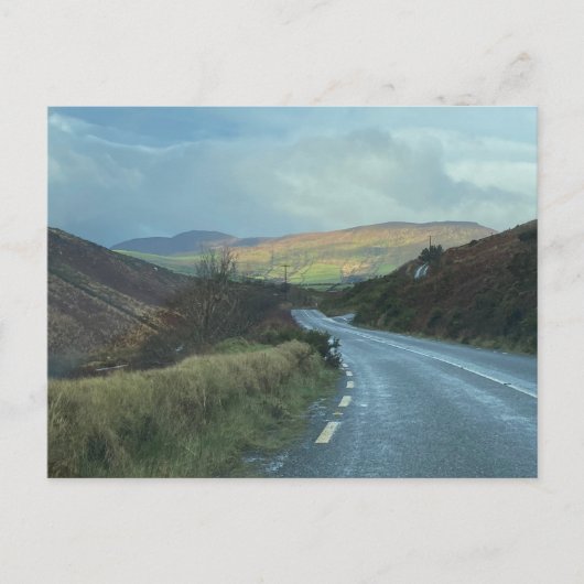 Schilderachtig Iers landschap Feestdagenkaart (Voorkant)