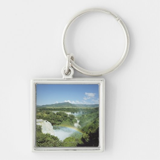 Schilderachtig Iguazu-Herfsten in Zuid-Amerika ove Sleutelhanger (Voorkant)