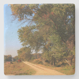 Schilderachtig in Noord-Griekenland Sq Onderzetter