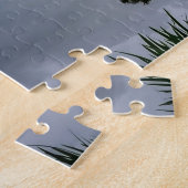 Schilderachtig Japanse tuin Pagoda Legpuzzel (Zijkant)