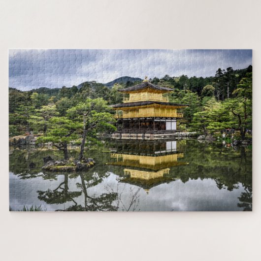 Schilderachtig Japanse tuin Pagoda Legpuzzel (Horizontaal)