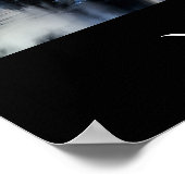 Schilderachtig josemiet in de winter poster (Hoek)