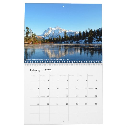 Schilderachtig Kalender 2016 (Feb 2026)